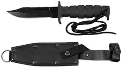 Cuțit Cu Lamă Fixă Pilotenmesser Negru FoxOutdoor - Lamă 3Cr13, Mâner cauciuc