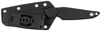 Cuțit cu Lamă Fixă "Raven" Negru FoxOutdoor - Construcție Full Tang, Teacă Kydex