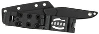 Cuțit cu Lamă Fixă "Raven" Negru FoxOutdoor - Construcție Full Tang, Teacă Kydex