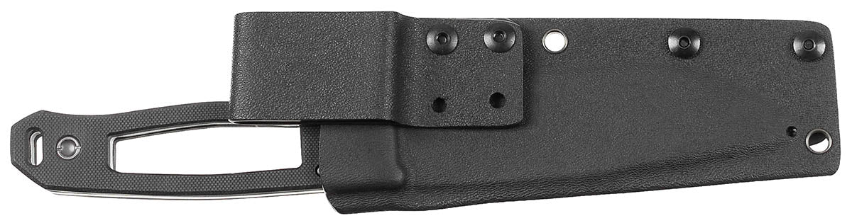 Cuțit cu Lamă Fixă "Scorpion" Negru FoxOutdoor - Oțel 3Cr13MoV, Mâner G10