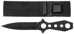 Cuțit cu lamă fixă Wurfmesser Negru FoxOutdoor - Lamă 3Cr13, Lungime 22.5cm