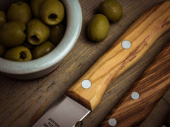 Cutit de bucatarie Böker Classic Vegetable Knife Olive- Solingen, Lemn Maslin