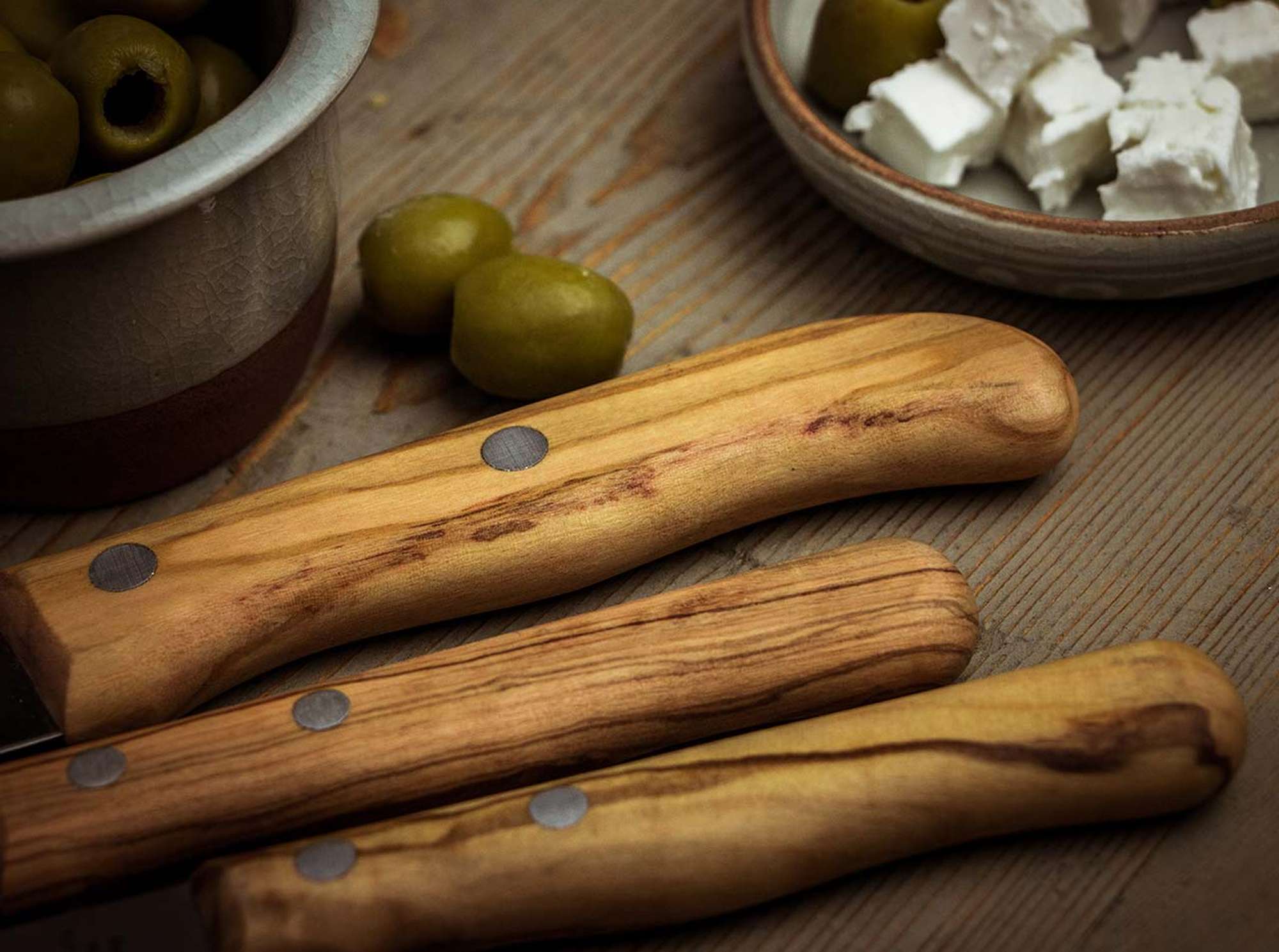 Cutit de bucatarie Böker Classic Vegetable Knife Olive- Solingen, Lemn Maslin