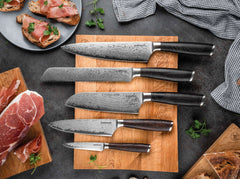 Cutit de bucatarie Böker Meisterklinge Damast Bread Knife Böker- Damasc, Stejar