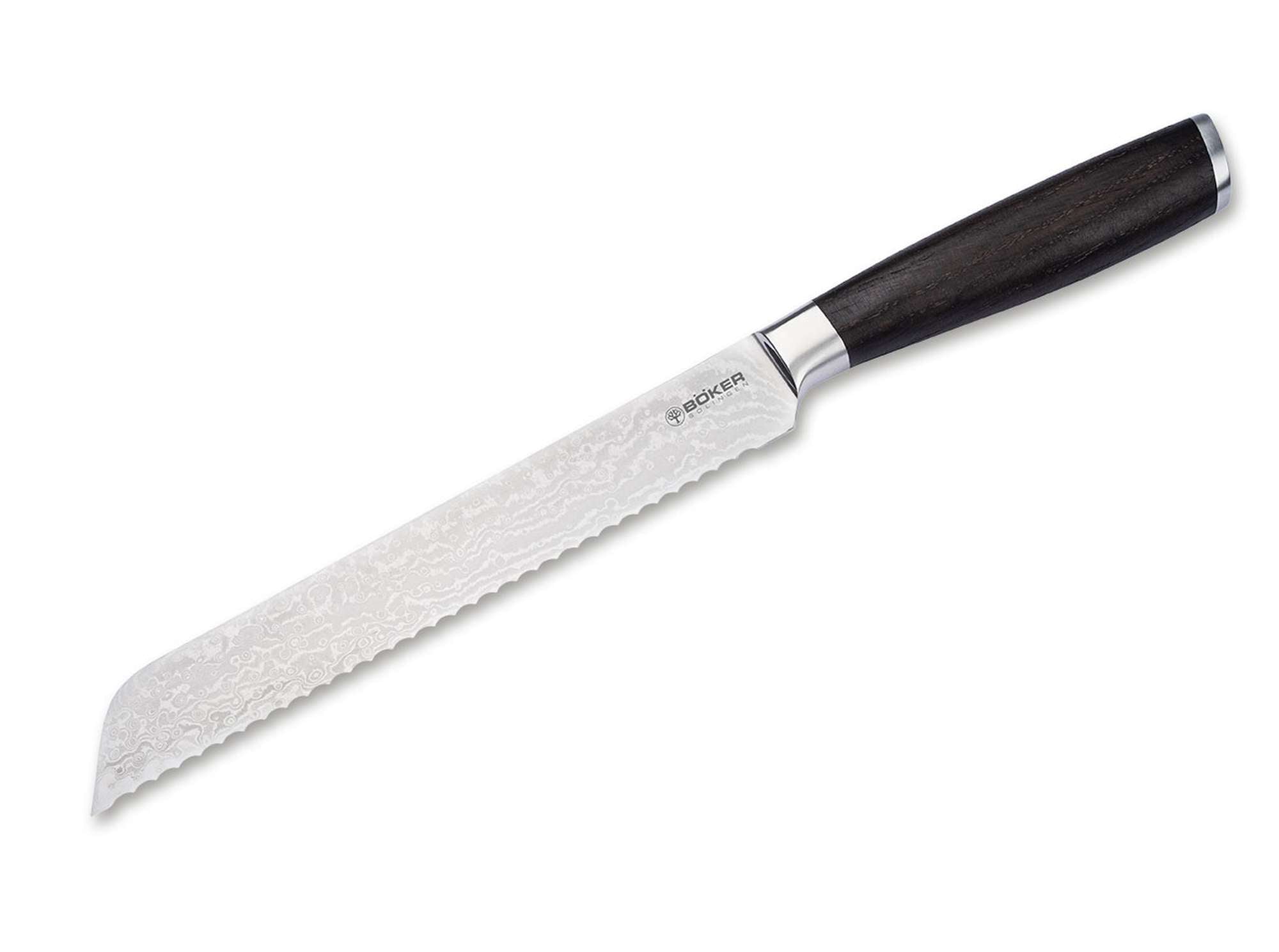 Cutit de bucatarie Böker Meisterklinge Damast Bread Knife Böker- Damasc, Stejar