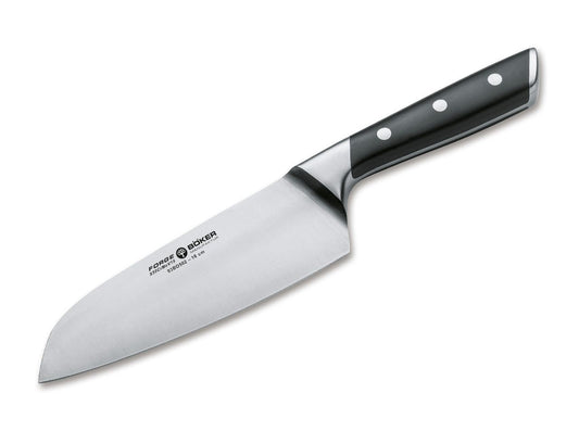 Cutit de bucatarie Böker Plus Forge Santoku Böker- Lama Larga, Manevrare Ergonomica