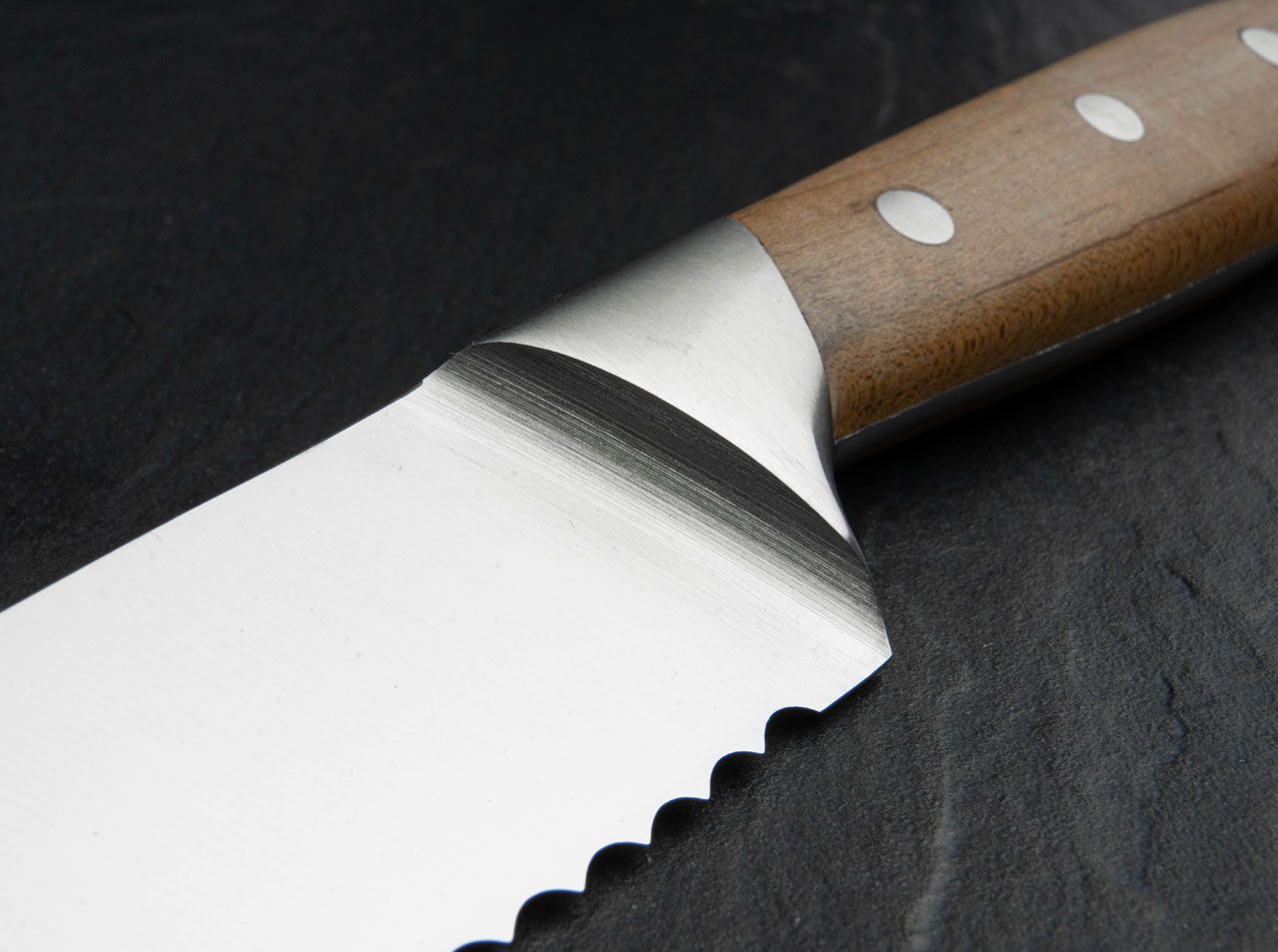 Cutit de bucatarie Plus Forge Wood Bread Knife Böker- Lama Zimtata, Artar