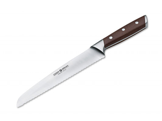 Cutit de bucatarie Plus Forge Wood Bread Knife Böker- Lama Zimtata, Artar
