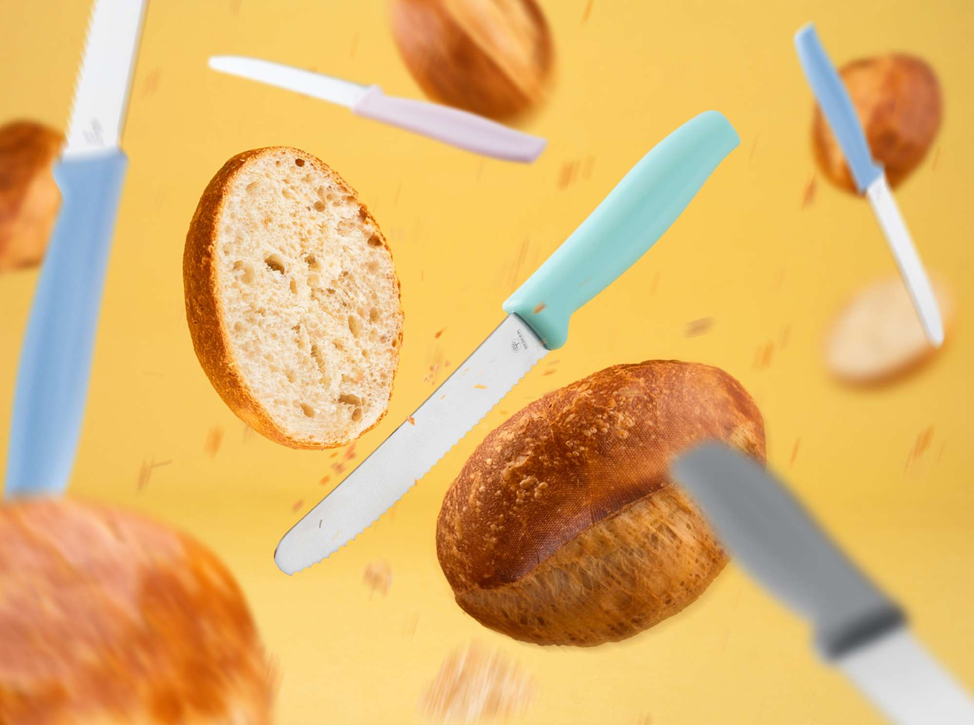 Cutit de bucatarie Plus Sandwich Knife Grey Böker- Zimtat, Ergonomic