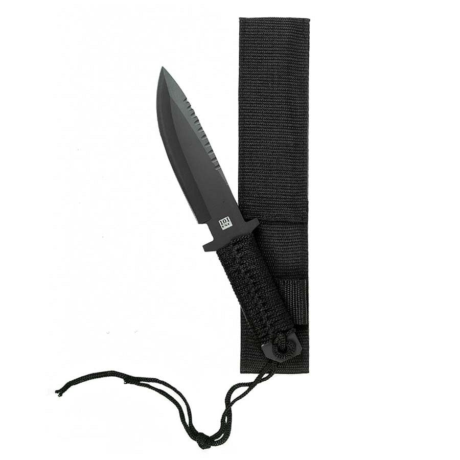 Cuțit de Luptă Recon 10" Model A Negru - Fiabilitate Tactică Superioră