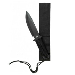Cuțit de Luptă Recon 10" Model A Negru - Fiabilitate Tactică Superioră