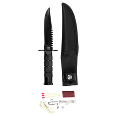 Cuțit de Supraviețuire Mini survival mes 11044 Negru - Echipamentul Tău Vital