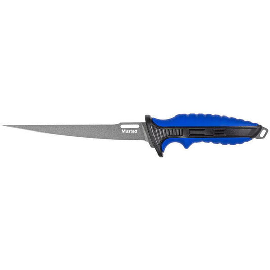 Cuțit Filetat Mustad - Lamă Teflonată, 17.8cm, Toc Inclus - 1
