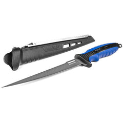 Cuțit Filetat Teflonat Mustad - Lamă 20.3cm, Teacă Inclusă - 2