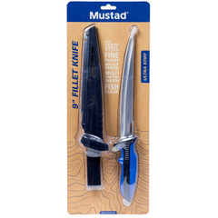Cuțit Fillet Stiff Mustad 23cm - Lamă Rigidă, Teacă Protecție - 3