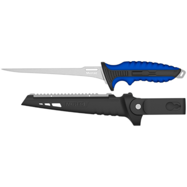 Cuțit Fillet Ultra Flex Mustad - Lamă Flexibilă 20.3cm, Teacă Inclusă - 1