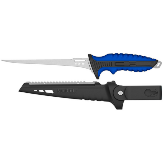 Cuțit Fillet Ultra Flex Mustad - Lamă Flexibilă 20.3cm, Teacă Inclusă - 1