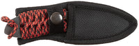 Cuțit Fix "Redrope" Negru/Roșu FoxOutdoor - Oțel 3Cr13, L. 15.5 cm