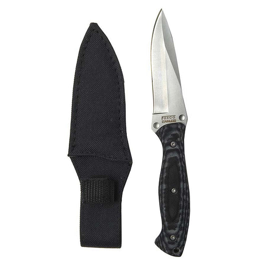 Cuțit Fixed Blade Arrow mes + hoes Negru - Robust și Gata de Acțiune