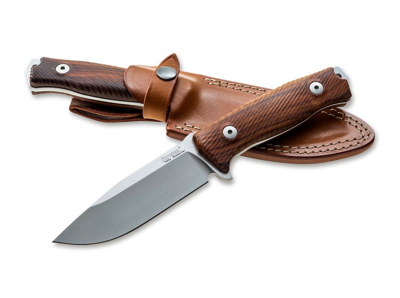 Cuțit LionSteel M5 Santos Wood – Premium Outdoor, Putere și Eleganță Italiană
