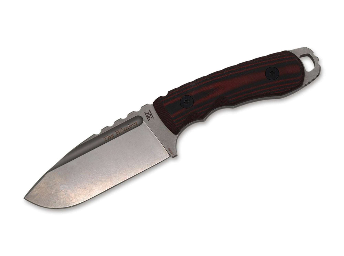 Cutit Midgards Messer Bömbur Fixed Balance Line Boker- Drop-Point, Full Tang