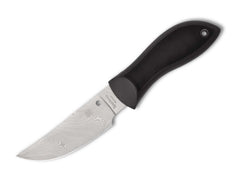Cutit Moran Upswept Gray Damasteel Sprint Run Spyderco- Lama Damasc, Editie Limitata