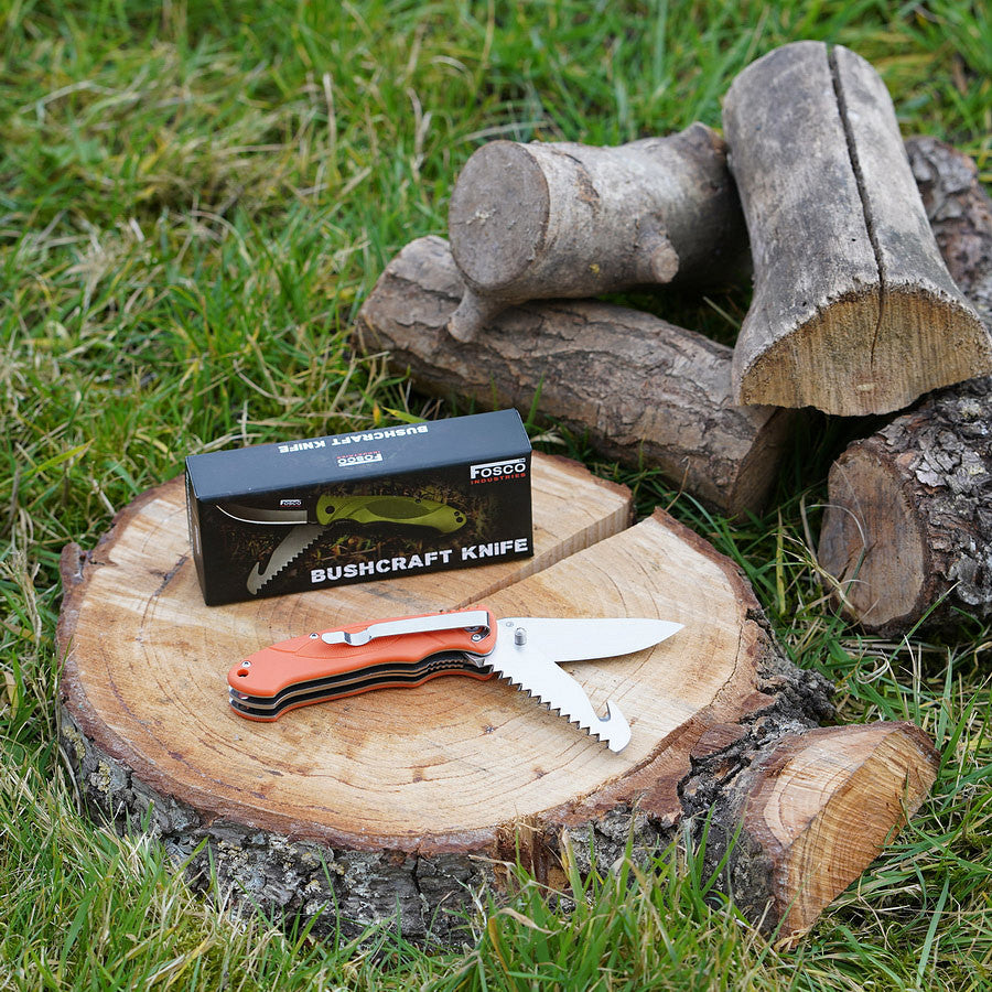 Cuțit Pliabil Bushcraft Fosco Oranj - Uneltea Ta Esențială Outdoor