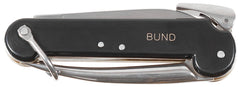 Cuțit Pliabil BW Marină Marlinspike Negru MFH - Lamă 7.7cm, Marlinspike blocabil