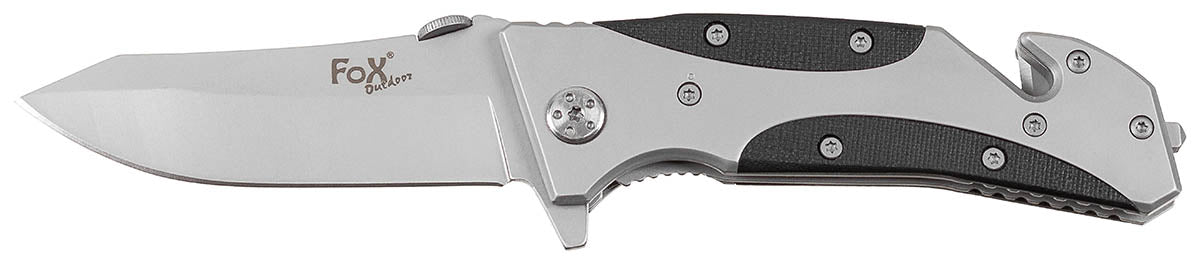 Cuțit Pliant Cu Deschidere Rapidă FoxOutdoor - Linerlock, Tăietor Centură