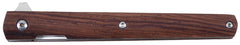 Cuțit Pliant "Slim" Einhand FoxOutdoor - Oțel 3Cr13, Mâner Lemn