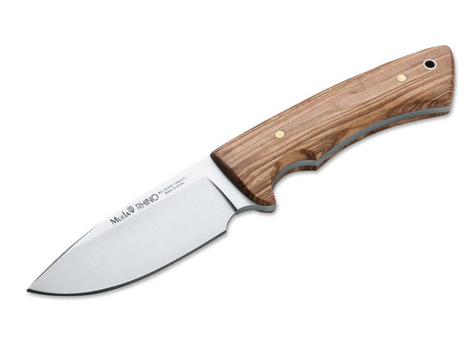 Cutit Rhino Olive Muela- Lama Inox 1.4116, Maner Lemn Maslin