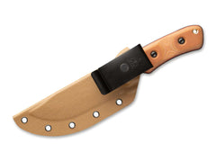 Cutit Shadow Hunter TOPS Knives- Lama Otel Carbon, Maner Micarta