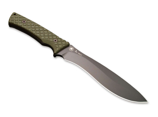 Cutit Spartan Blades Machai Micarta Green Pineland Cutlery, Inc- Lama Puternica, Maner Ergonomic