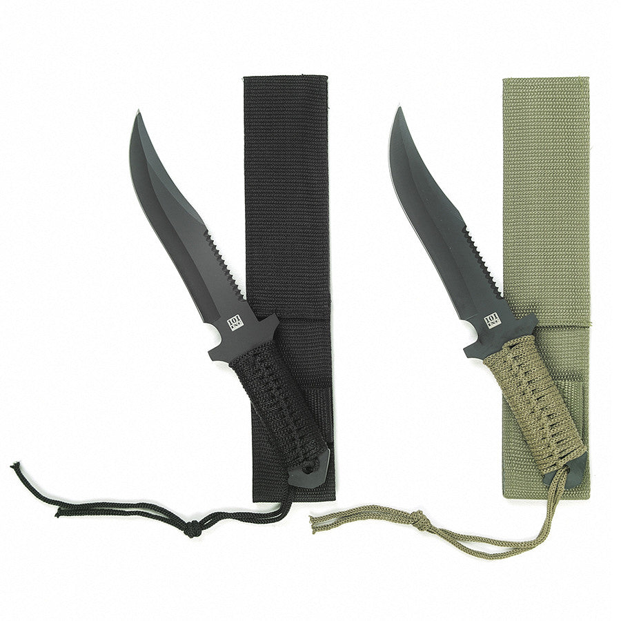 Cuțit Tactic Combat mes Recon 10" model B Negru - Dominația Terenului