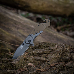 Cuțit Tactic Commander #9240 Gri Titanium - Pregătit Pentru Orice Provocare