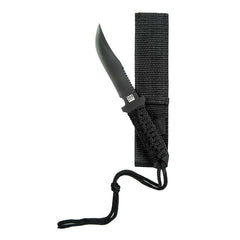 Cuțit Tactic Recon 7" Model B - Negru | Oțel Inoxidabil, Mâner Paracord