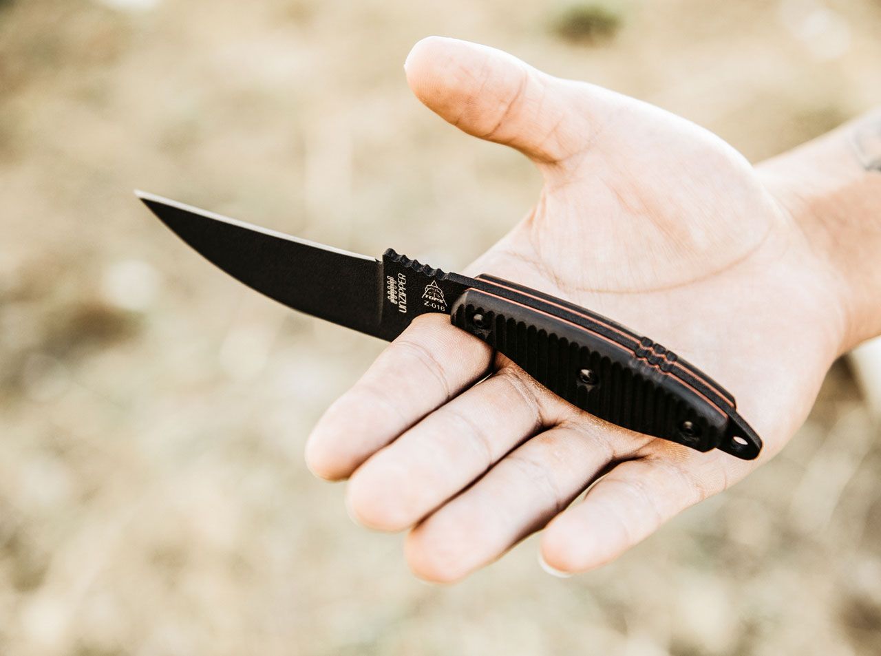 Cutit Unzipper TOPS Knives- Lama stil Pikal, Maner G10