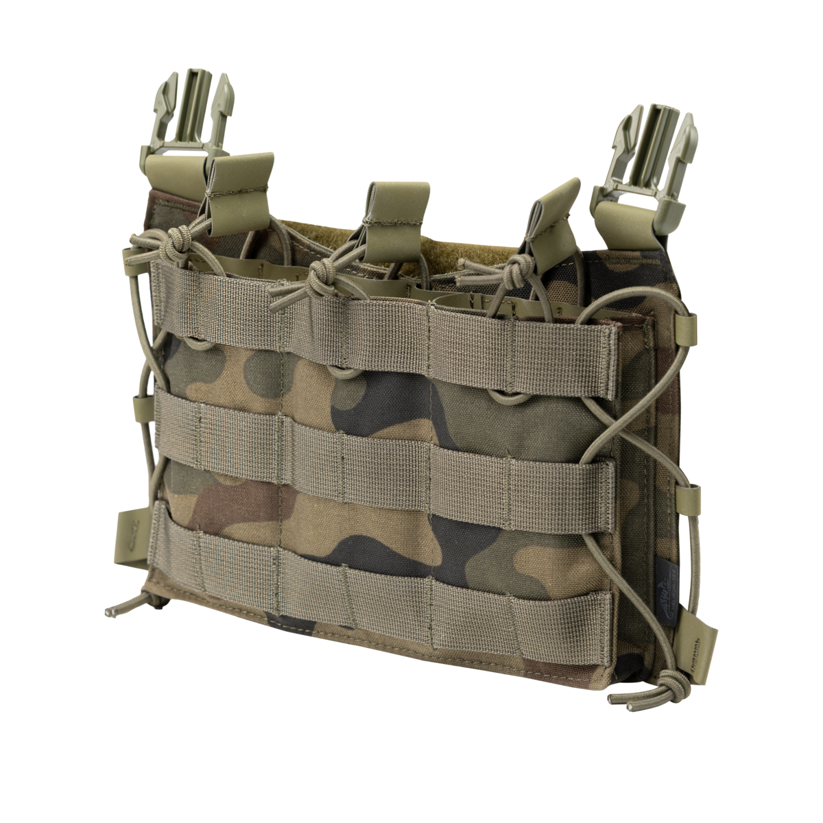 Panou Frontal Guardian Flap Helikon-Tex Woodland NIR – 3 Încărcătoare, MOLLE - poza 4