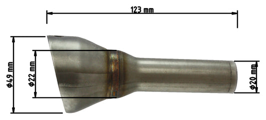 dB-Absorber SHARK DSX-7 - Reducere Zgomot Eșapament Moto