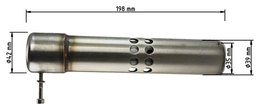 DB-Killer Falcon Double Groove - Reductor Zgomot Echipament Moto