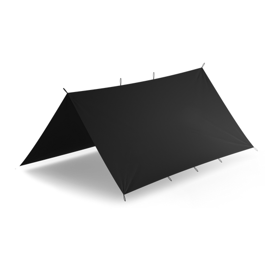 Prelată Tarp Helikon-Tex SUPERTARP® Poliester Ripstop Neagră