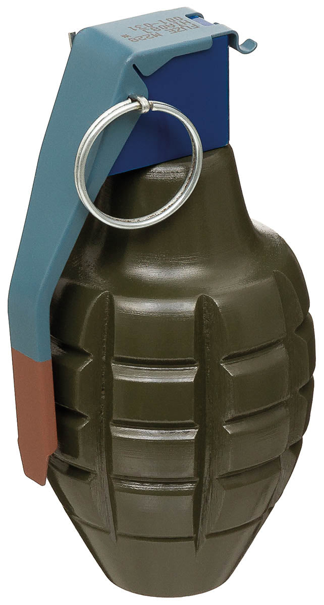 Decorațiune Grenadă Mână MK 2 Oliv MFH - Lemn, 11.5 cm