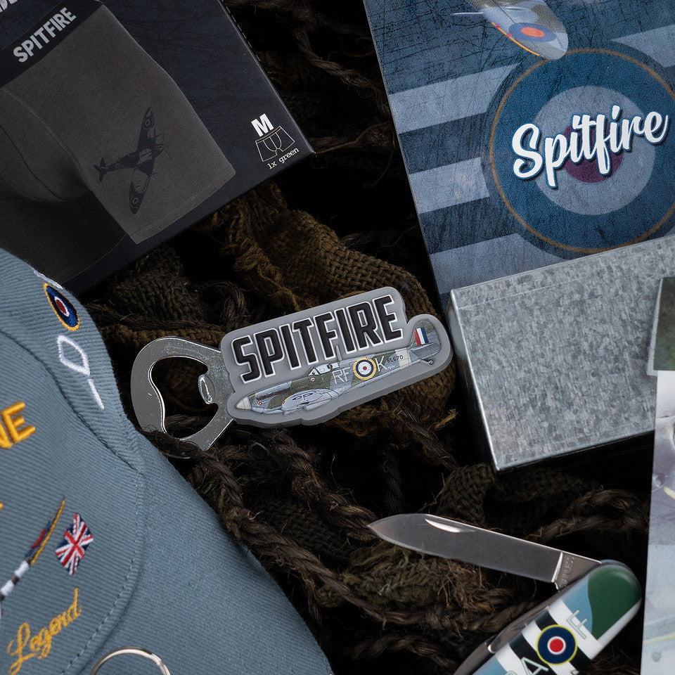 Deschizător de Sticle Flesopener 3D PVC Spitfire - Stil Iconic Aviatic