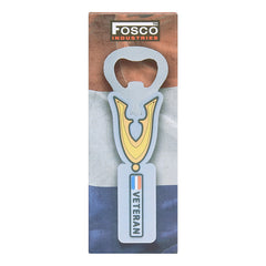 Deschizător Sticle Flesopener 3D PVC Dutch Veteran - Prindere Solidă, Stil Militar
