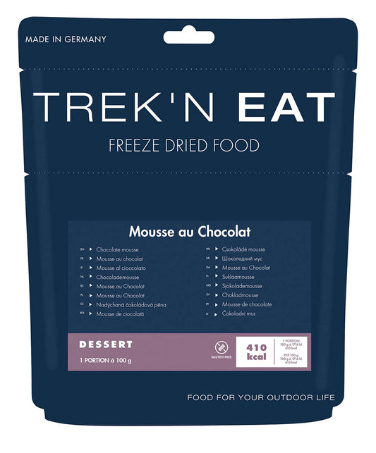 Desert Instant Mousse au Chocolat TrekNEat - Bogat Ciocolată, Fără Gătire