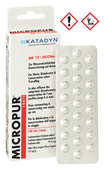Dezinfectant apă Katadyn Micropur Forte - 100 tablete, Timp 30 min