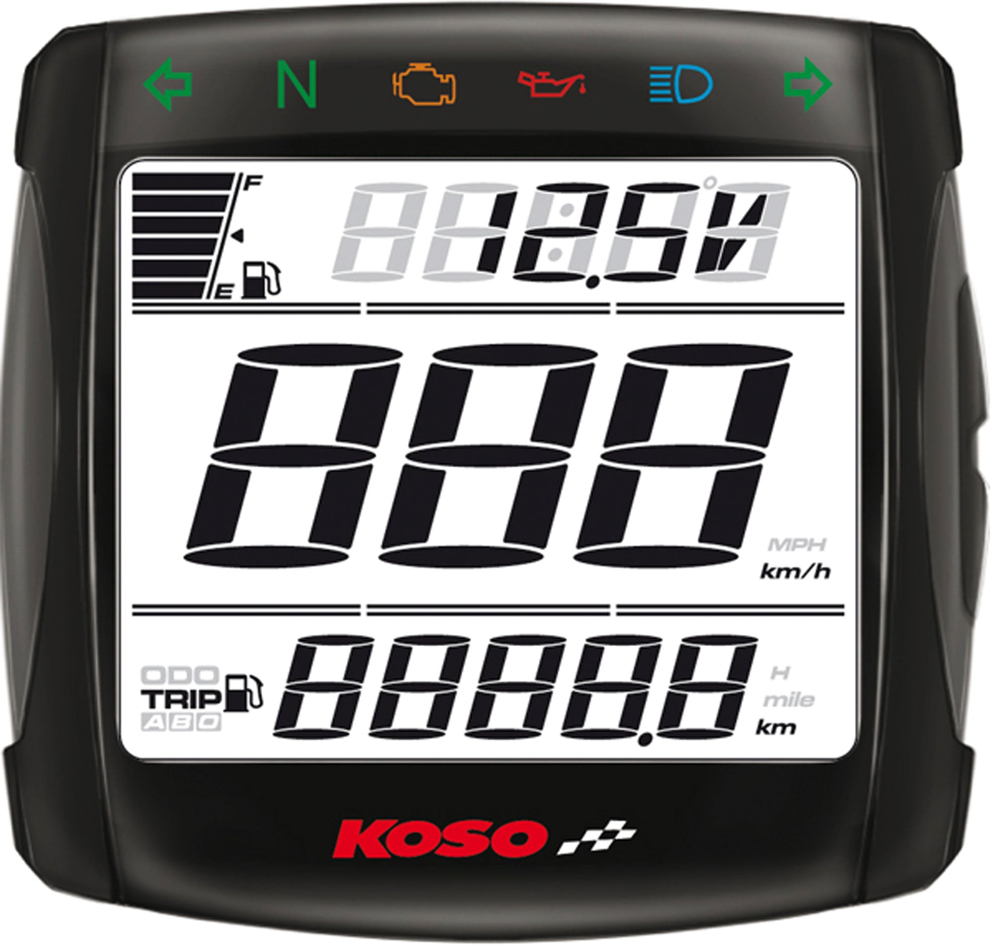 Display Digital KOSO XR-S 01 Cockpit - Multifuncțional, ABE