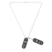 Dog Tag Identificare Sanguină B+ Pozitiv Negru - Siguranță Rapidă
