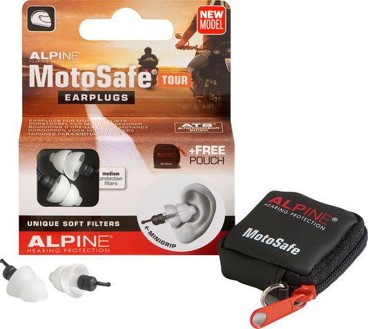 Dopuri de urechi MotoSafe Tour Alpine - Protecție auditivă moto