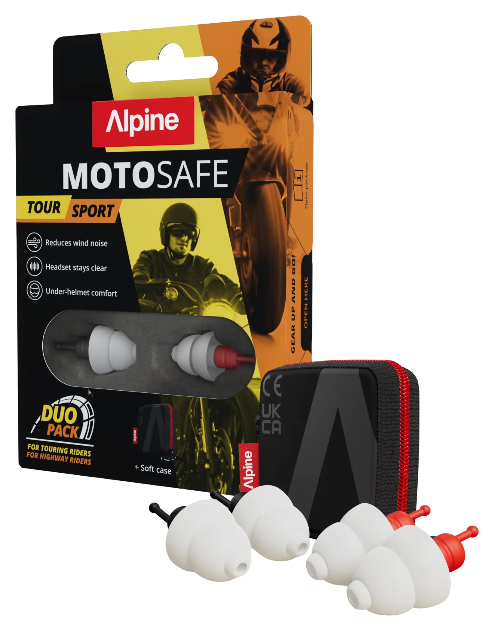 Dopuri Urechi Moto MotoSafe Duo Pack - Protecție Auditivă Duală